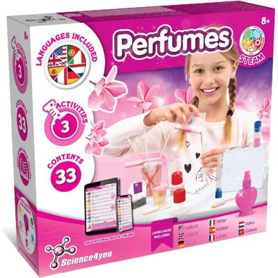 Science4you Perfume Making Kit for Girls and Boys - Make Your Own Perfumes for Kids, Scientific Kit + Creative Experiments and Activities Science4you Perfume Making Kit for Girls and Boys - Make Your Own Perfumes for Kids, Scientific Kit + Creative Experiments and Activities