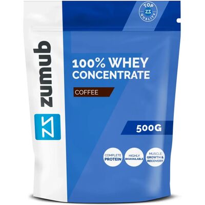 ZUMUB Proteína de soro 500g - Café ZUMUB Proteína de soro 500g - Café