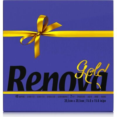 Renova Arany Sötétkék Szalvéták - 2 Réteg Renova Arany Sötétkék Szalvéták - 2 Réteg