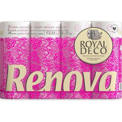 Papier Toilette Renova Quatre épaisseurs - 140 Feuilles - Publicité Papier Toilette Renova Quatre épaisseurs - 140 Feuilles - Publicité