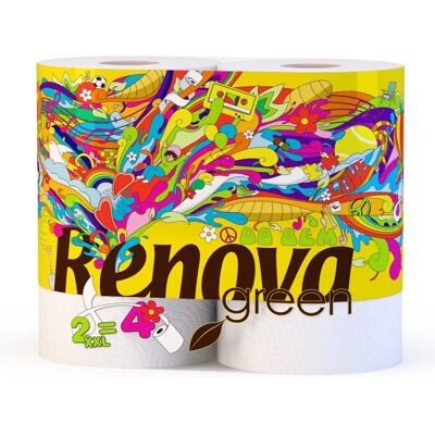 Renova Környezetbarát Újrahasznosított Konyhai Papír - 2 Tekercs Renova Környezetbarát Újrahasznosított Konyhai Papír - 2 Tekercs