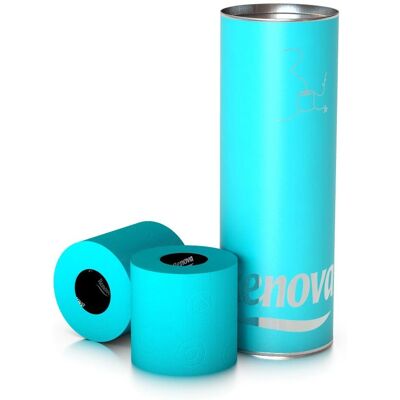 Renova Tube Luxe - Papier Toilette - Bleu - Publicité Renova Tube Luxe - Papier Toilette - Bleu - Publicité