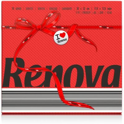 Renova Red Label Tissue Paper - Familiengebrauch Renova Red Label Tissue Paper - Familiengebrauch