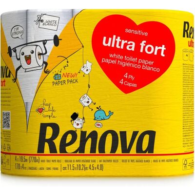 Renova 4 Ark Ultra Stark Toalettpapper - Toalettpapper Renova 4 Ark Ultra Stark Toalettpapper - Toalettpapper