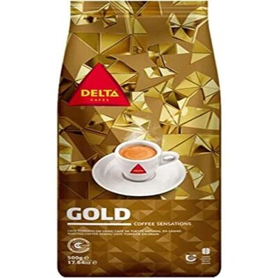 Grains de café Delta - Saveur miel et fruit mûr - Type de café - Publicité Grains de café Delta - Saveur miel et fruit mûr - Type de café - Publicité