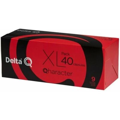 Cápsulas de Café Delta Q Q XL - Intensidade 9 - Recicláveis - 40 unidades Cápsulas de Café Delta Q Q XL - Intensidade 9 - Recicláveis - 40 unidades
