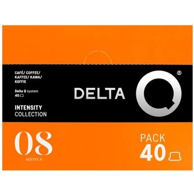 Capsules de Café DELTA Q Intensité 8 - 40 unités - Publicité Capsules de Café DELTA Q Intensité 8 - 40 unités - Publicité