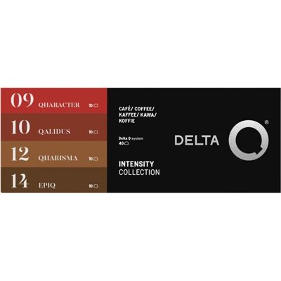Delta Q - Pack Intensidades - Décaféiné - Coffee capsules - Publicité Delta Q - Pack Intensidades - Décaféiné - Coffee capsules - Publicité