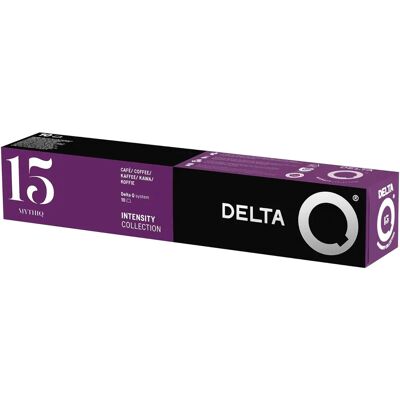 DELTA Q Modelo - Cápsulas de Café Intensidade 15 DELTA Q Modelo - Cápsulas de Café Intensidade 15
