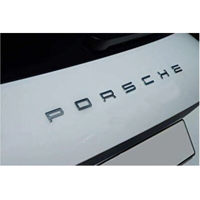 Porsche - Lettering Rear Badge - Car Badge Porsche - Lettering Rear Badge - Car Badge