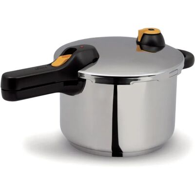 Teka 890263 Panela de Pressão em Aço Inoxidável Preta - Panelas de Pressão para Fogão Teka 890263 Panela de Pressão em Aço Inoxidável Preta - Panelas de Pressão para Fogão