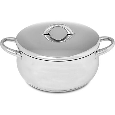 Silampos DOMUS Casserole Ronde en Acier Inox 9,4L - Publicité Silampos DOMUS Casserole Ronde en Acier Inox 9,4L - Publicité