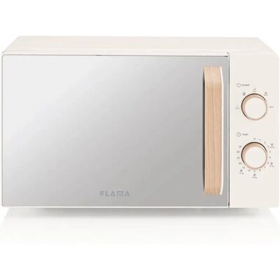Microondas Flama 1831FL Crema 700 W 20 L Microondas Flama 1831FL Crema 700 W 20 L