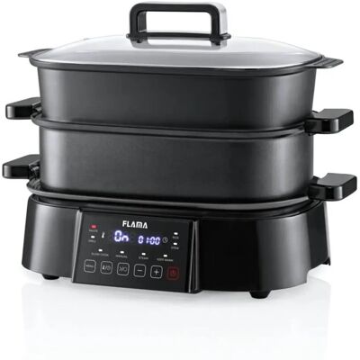 Flama 2160FL - Preto, Branco - Grelhador elétrico multifuncional Flama 2160FL - Preto, Branco - Grelhador elétrico multifuncional