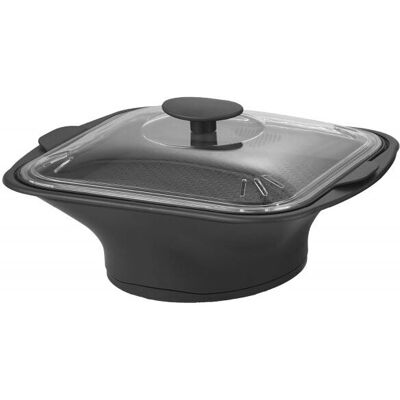 Flama 21851FL - Preto - Panela de vapor Flama 21851FL - Preto - Panela de vapor