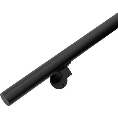 IVOL Musta metallikaide - 100cm ja tukit IVOL Musta metallikaide - 100cm ja tukit