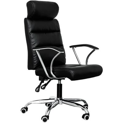 VIVOL Chaise de bureau Palermo - Noire - Publicité VIVOL Chaise de bureau Palermo - Noire - Publicité
