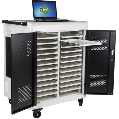 Ivol - Safecart 24 PRO+ - 17.3in - Laptopwagen Ivol - Safecart 24 PRO+ - 17.3in - Laptopwagen
