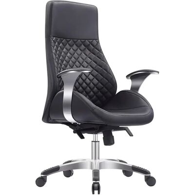 Chaise de bureau VIVOL Bologna - Réglable, Pivotante, Cuir - Publicité Chaise de bureau VIVOL Bologna - Réglable, Pivotante, Cuir - Publicité
