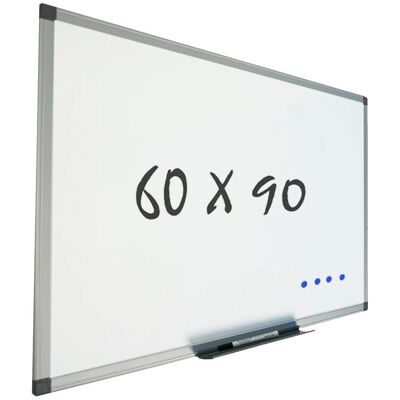 Tableau blanc Vivol 60x90 cm - Magnétique mural - Usage bureau/école - Publicité Tableau blanc Vivol 60x90 cm - Magnétique mural - Usage bureau/école - Publicité