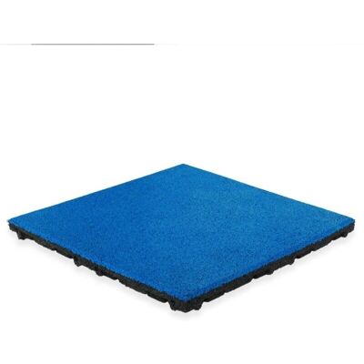 Vivol Baldosa de caucho para parques - 50x50cm - Azul - 45mm - Seguridad Vivol Baldosa de caucho para parques - 50x50cm - Azul - 45mm - Seguridad