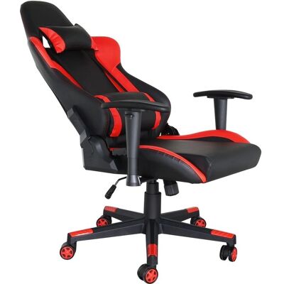 Silla de juego Power VIVOL - Ajustable, Ergonómica, Rojo/Negro Silla de juego Power VIVOL - Ajustable, Ergonómica, Rojo/Negro