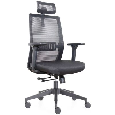 Silla de oficina VIVOL Napoli Deluxe - Soporte lumbar ajustable, brazos 4D - Norma NEN-EN 1335 Silla de oficina VIVOL Napoli Deluxe - Soporte lumbar ajustable, brazos 4D - Norma NEN-EN 1335
