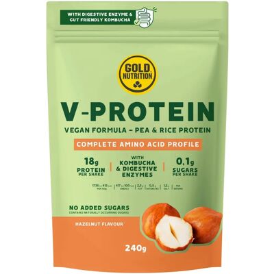 Gold Nutrition Haselnuss Veganes Protein - Veganes Proteinpulver Gold Nutrition Haselnuss Veganes Protein - Veganes Proteinpulver