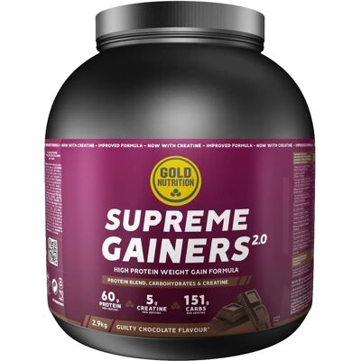 Gold Nutrition Supreme Gainers 2.0 Schokolade - Proteinergänzung Gold Nutrition Supreme Gainers 2.0 Schokolade - Proteinergänzung
