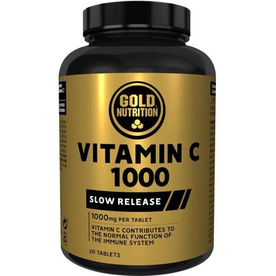 GoldNutrition Vitamina C 1000 mg Liberação Lenta - Vitaminas e Suplementos GoldNutrition Vitamina C 1000 mg Liberação Lenta - Vitaminas e Suplementos