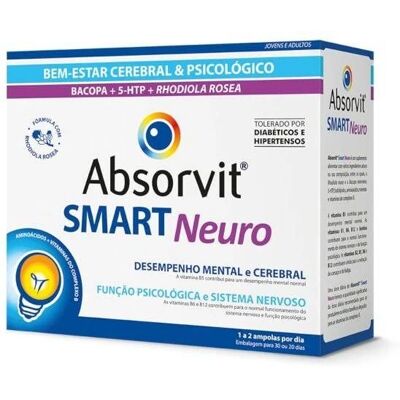 Absorvit Smart Neuro Ampoules - Suplemento Alimentar Absorvit Smart Neuro Ampoules - Suplemento Alimentar