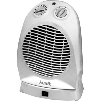 Calefactor cerámico KUNFT KFH-2701 2000W - Blanco - Uso interior Calefactor cerámico KUNFT KFH-2701 2000W - Blanco - Uso interior
