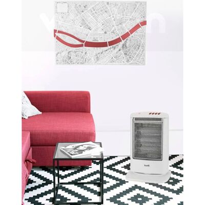Calefactor Infrarrojo KUNFT KHH3607 - 1200W, 3 Niveles, Portátil Calefactor Infrarrojo KUNFT KHH3607 - 1200W, 3 Niveles, Portátil
