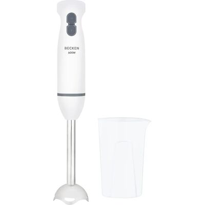 Batidora de mano 7526739 - Batidora de mano, 600 W, con taza medidora, Blanca Batidora de mano 7526739 - Batidora de mano, 600 W, con taza medidora, Blanca