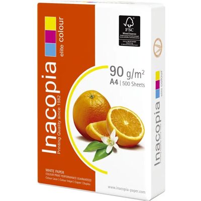 Inacopia Elite A4 Kopierpapier - 90 g/m², 500 Blatt Inacopia Elite A4 Kopierpapier - 90 g/m², 500 Blatt