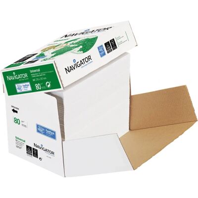 Navigator Universal Kopierpapier - 80 g/m² - A4 - 2500 Blatt Navigator Universal Kopierpapier - 80 g/m² - A4 - 2500 Blatt