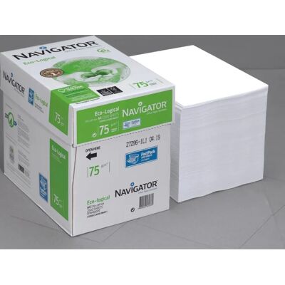 NAVIGATOR Eco-Logical Kopierpapier DIN A4 75 g/m² 2500 Blatt NAVIGATOR Eco-Logical Kopierpapier DIN A4 75 g/m² 2500 Blatt