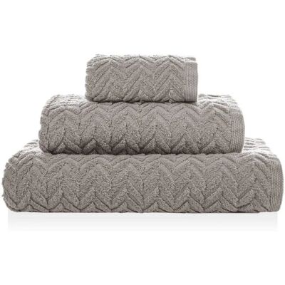 BEST INTERIOR Chevron Badetuch - 50x100 cm - Baumwolle BEST INTERIOR Chevron Badetuch - 50x100 cm - Baumwolle
