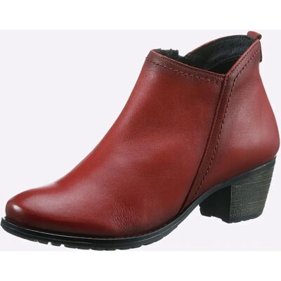 HEINE 38 Rote Lederstiefelette - Sportliche Schuhe HEINE 38 Rote Lederstiefelette - Sportliche Schuhe