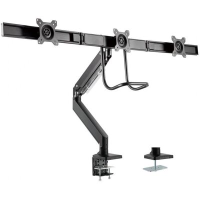 Suporte de Monitor Napofix DM4300 - Suporta 3 Monitores, 17-27 Polegadas, Preto Suporte de Monitor Napofix DM4300 - Suporta 3 Monitores, 17-27 Polegadas, Preto