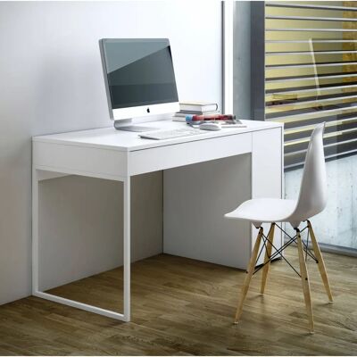 Bureau Prado Blanc/Noir de Temahome - Design Contemporain - Publicité Bureau Prado Blanc/Noir de Temahome - Design Contemporain - Publicité