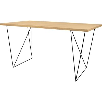 Scrivania TEMAHOME Rovere e Nera - Scrivania Scrivania TEMAHOME Rovere e Nera - Scrivania