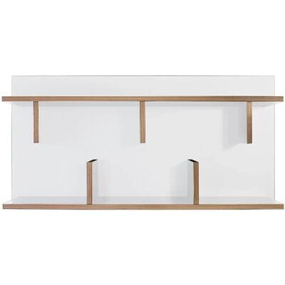 Mensola Temahome Bern - Bianco Geometrico - 90cm - Libreria Mensola Temahome Bern - Bianco Geometrico - 90cm - Libreria
