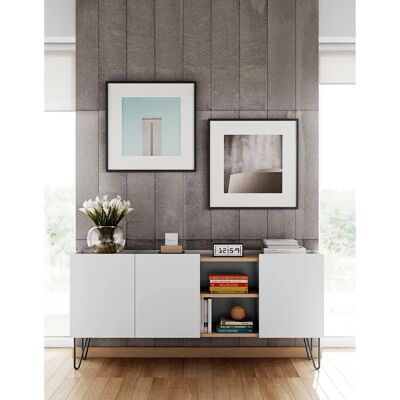 Buffet Nina Blanc - Design Contemporain - Publicité Buffet Nina Blanc - Design Contemporain - Publicité