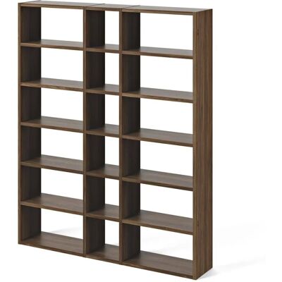 Bibliothèque Pombal Noyer de TemaHome - Étagères MDF Modernes - Publicité Bibliothèque Pombal Noyer de TemaHome - Étagères MDF Modernes - Publicité