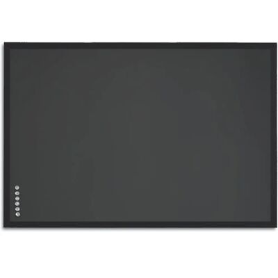 Bi-Office Softouch Surface Noticeboard - 900x600mm Black - Noticeboard Bi-Office Softouch Surface Noticeboard - 900x600mm Black - Noticeboard