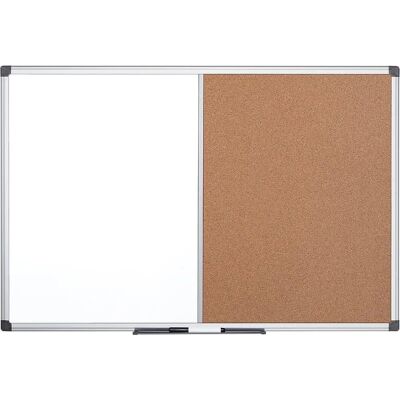Bi-Office Maya Kork/Whiteboard Kombitafel 150x120cm Bi-Office Maya Kork/Whiteboard Kombitafel 150x120cm