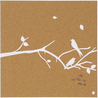 Bi-Office SF751269397 Pizarrón de corcho Swallow - 40x40 cm Bi-Office SF751269397 Pizarrón de corcho Swallow - 40x40 cm