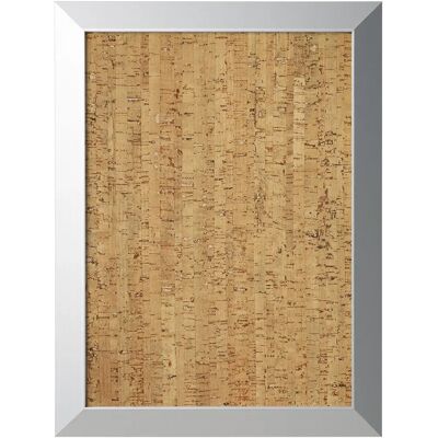 Pizarra de Corcho BI-OFFICE Kamashi Silver - 60x45 cm Pizarra de Corcho BI-OFFICE Kamashi Silver - 60x45 cm