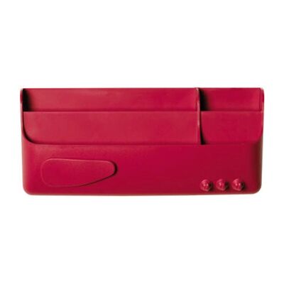Bi-Office Storage Box - Rectangular Magnetic Red Bi-Office Storage Box - Rectangular Magnetic Red